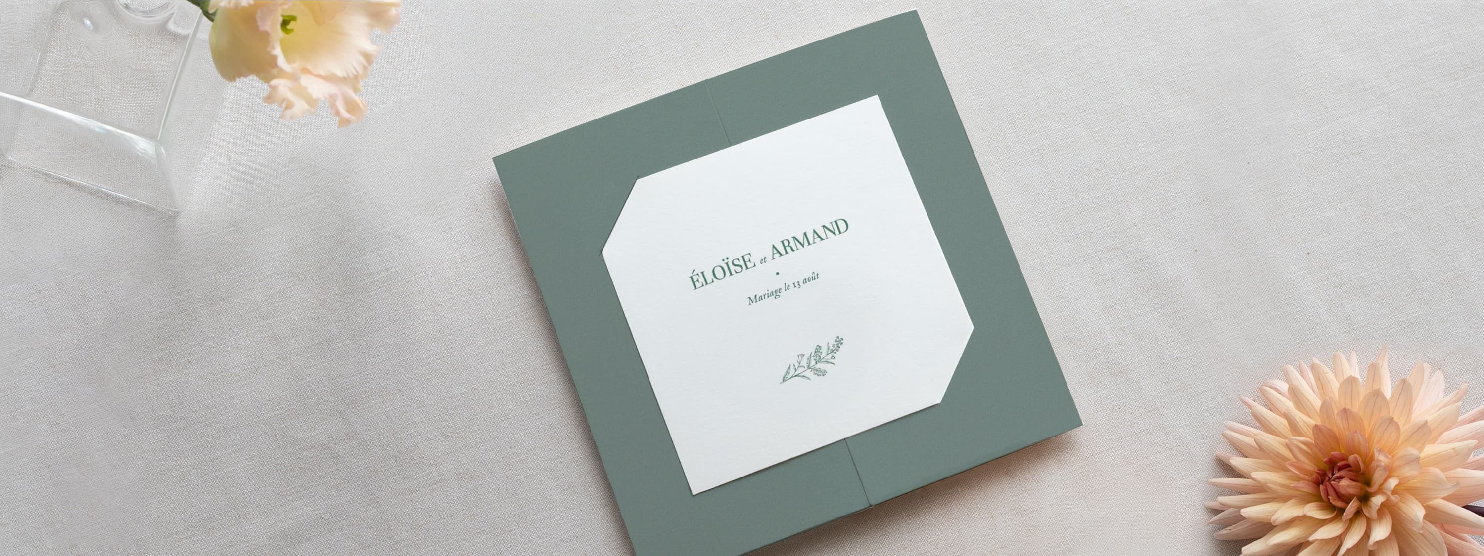 Faire-part de mariage chic & classique