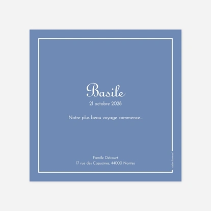 Merci classique liseré paysage