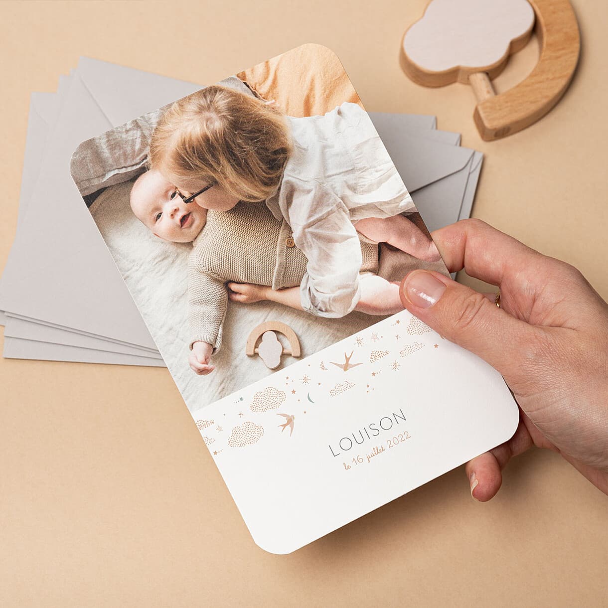 faire part de naissance nuage de lait