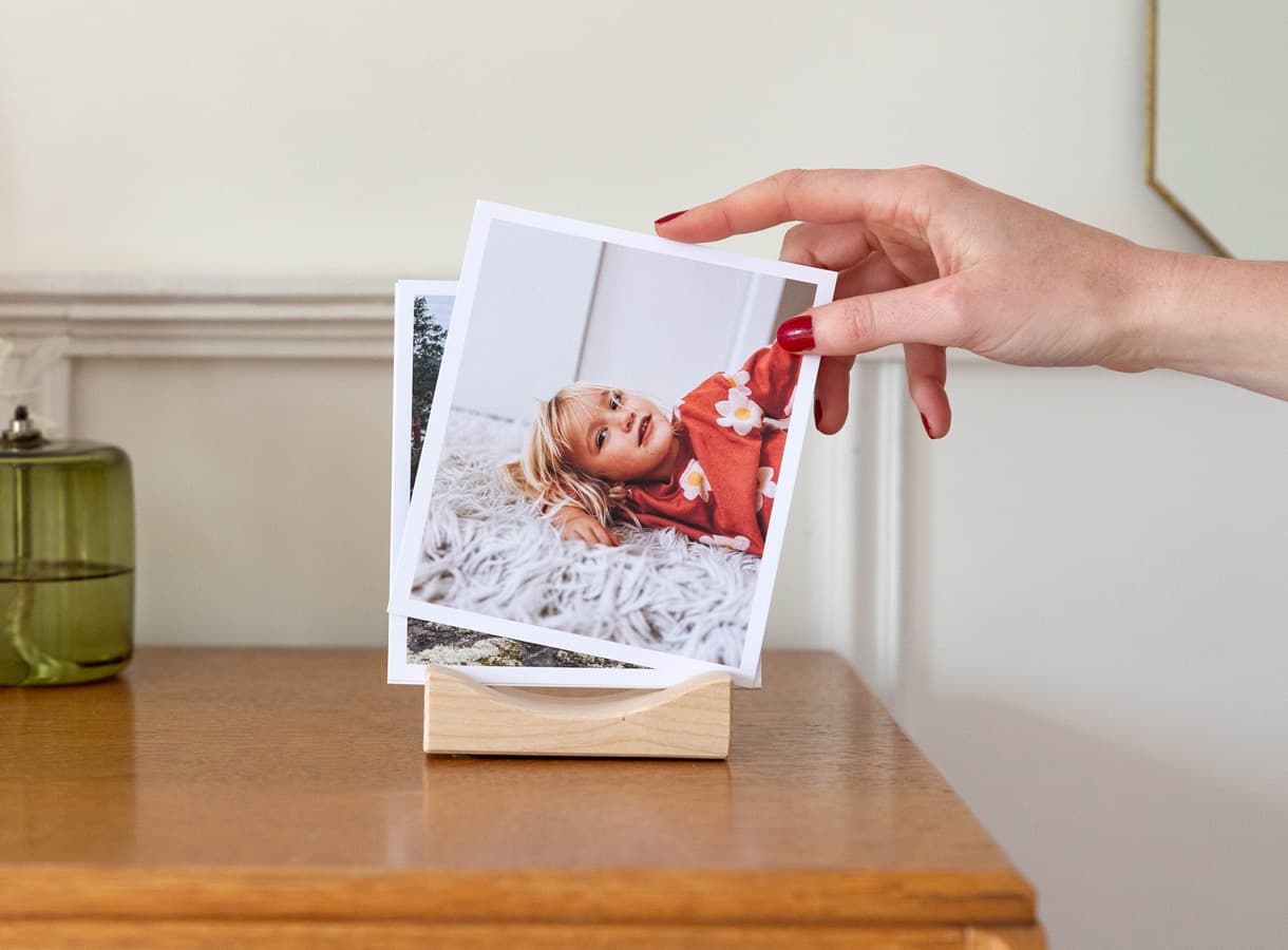 Tirage avec support bois