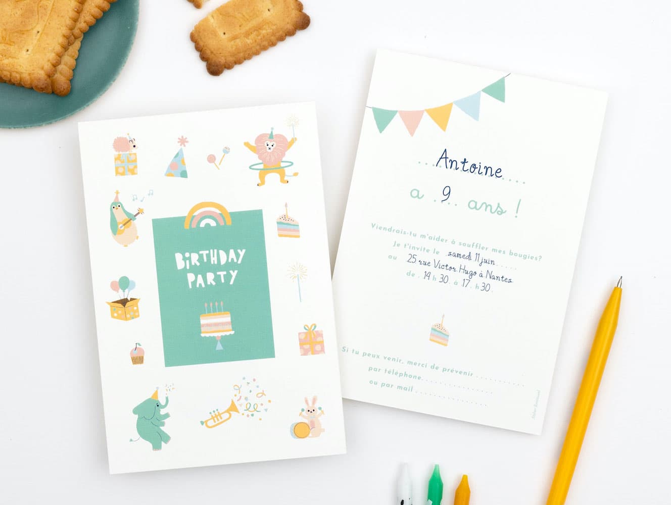 Idée de texte carte invitation anniversaire