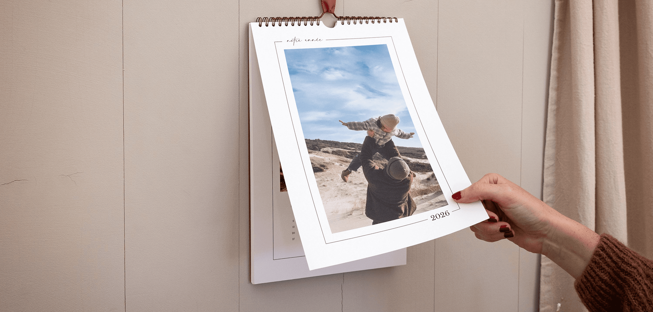 Calendrier photo personnalisé A4