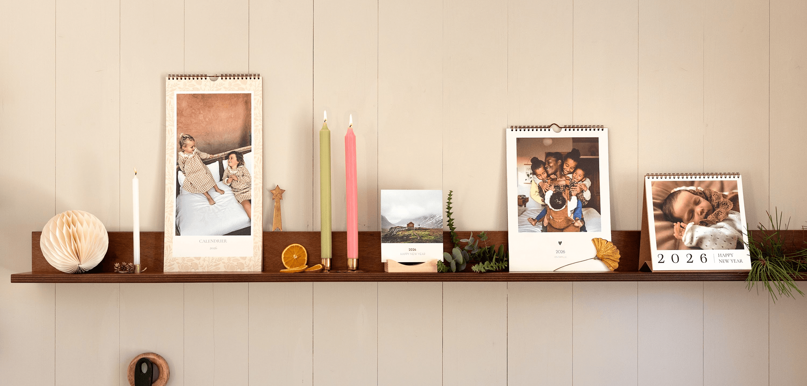 Calendrier photo mural grand format