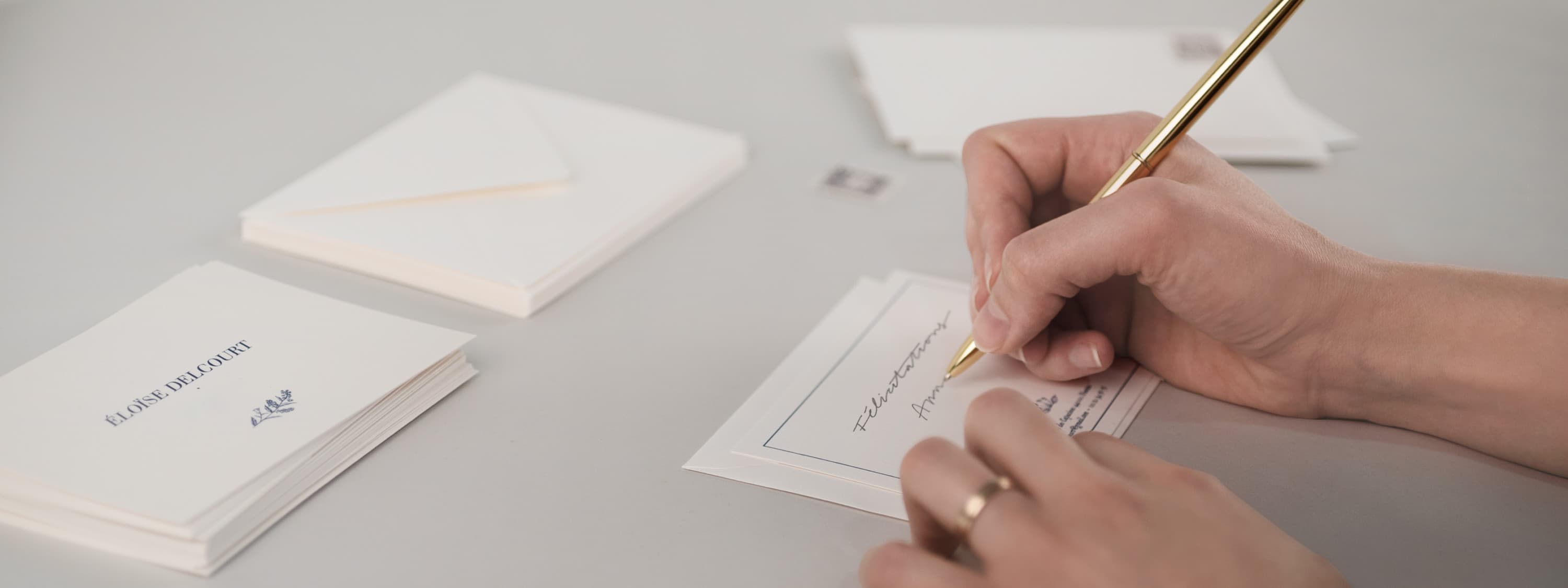 Carte de correspondance moderne