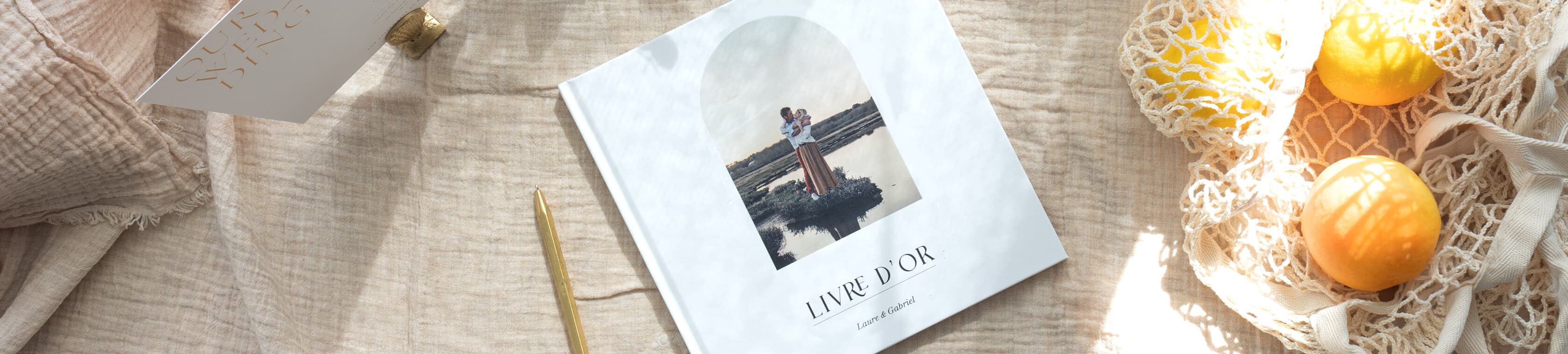 Livre d'or mariage personnalisé