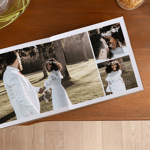 Livres photos ouverture à plat