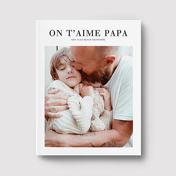 Livre photo pour la fête des pères