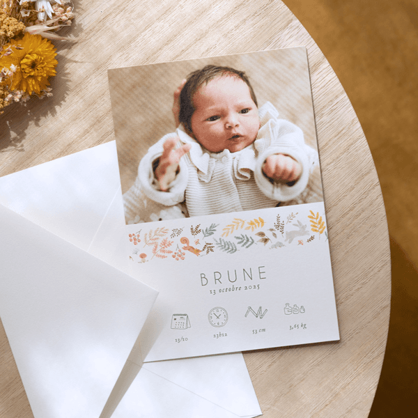 Faire part naissance