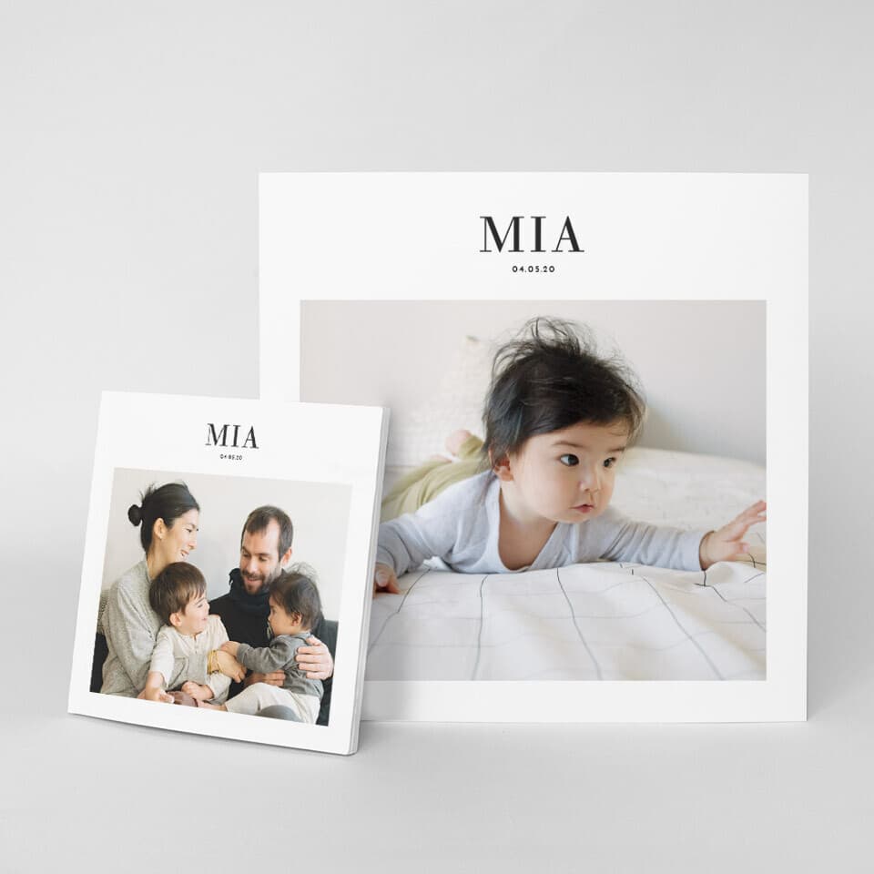 Album photo de naissance