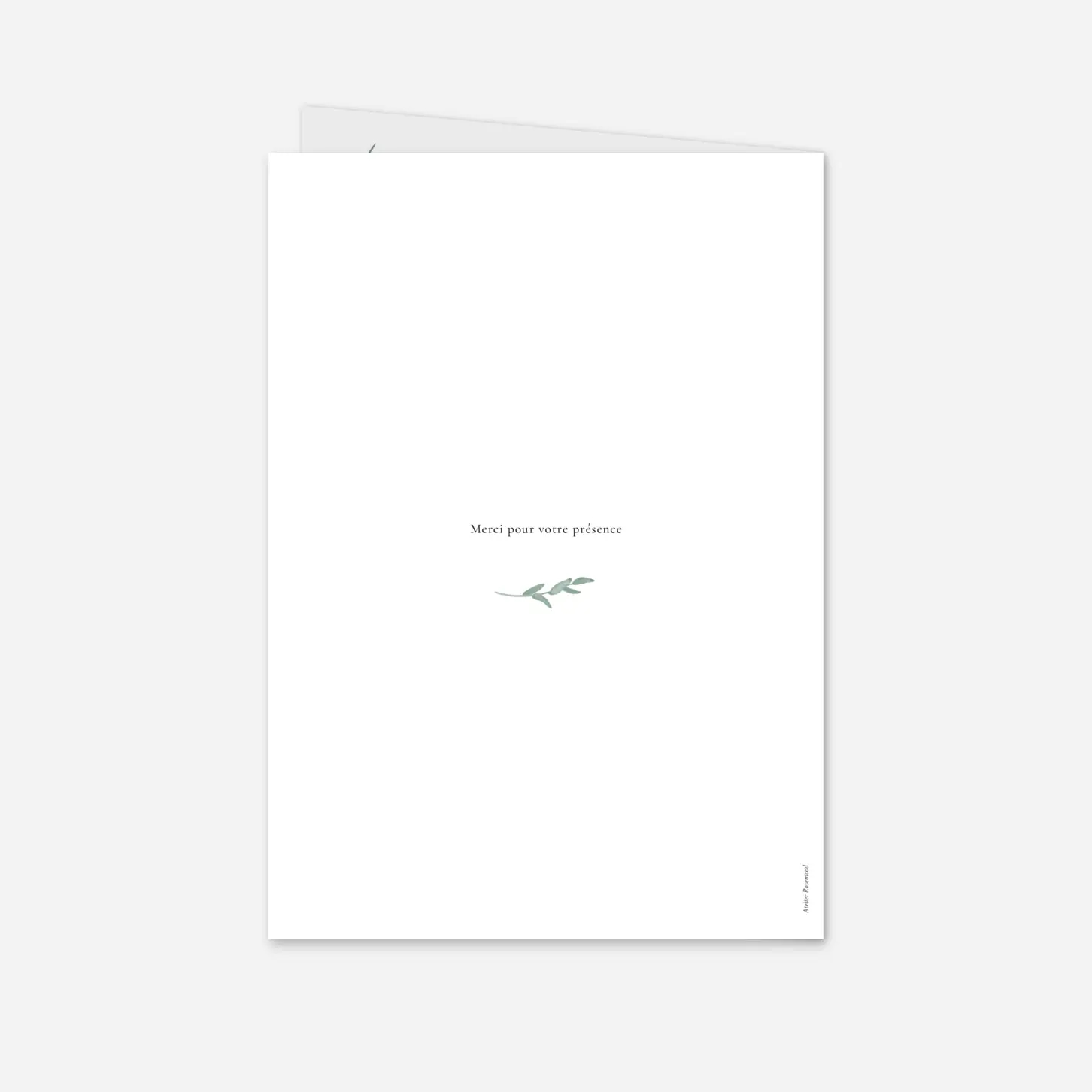 Livret de messe baptême Couronne d'eucalyptus