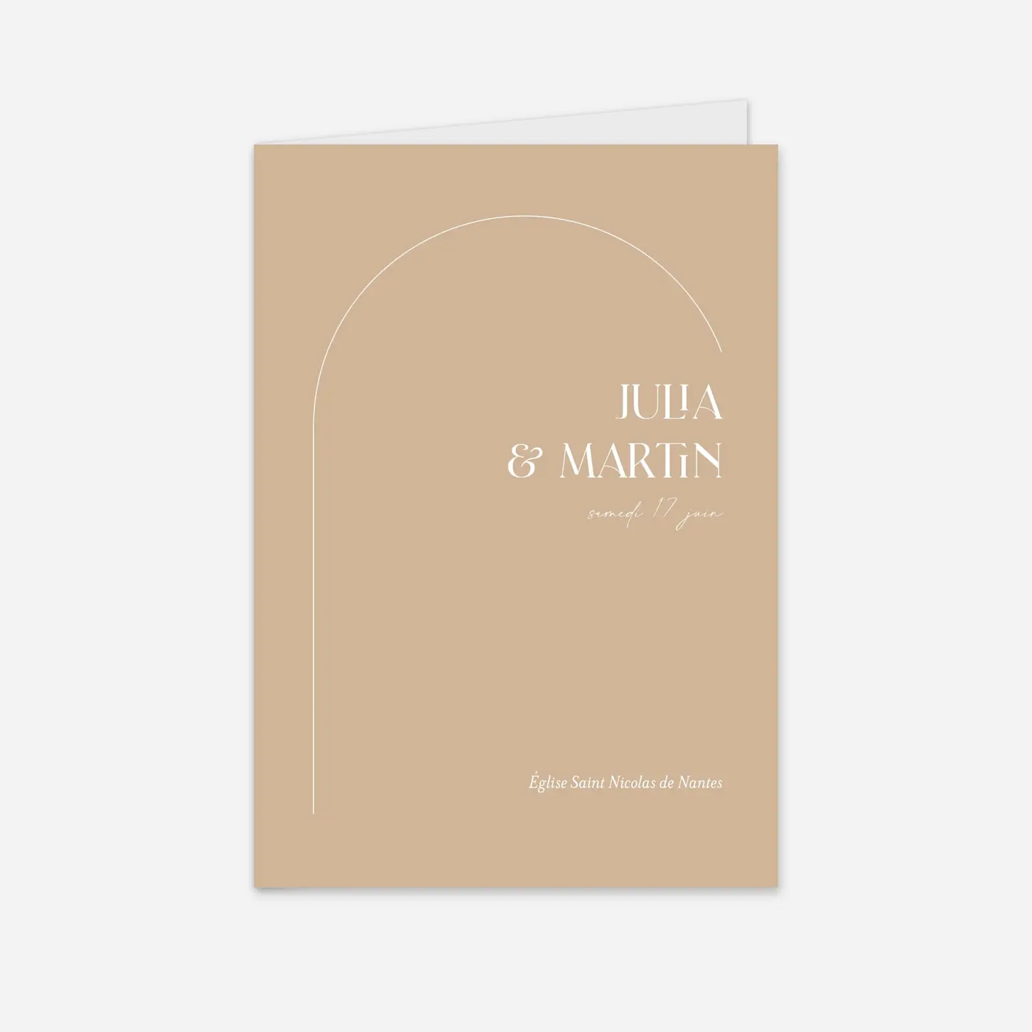 Livret de messe mariage Ornement