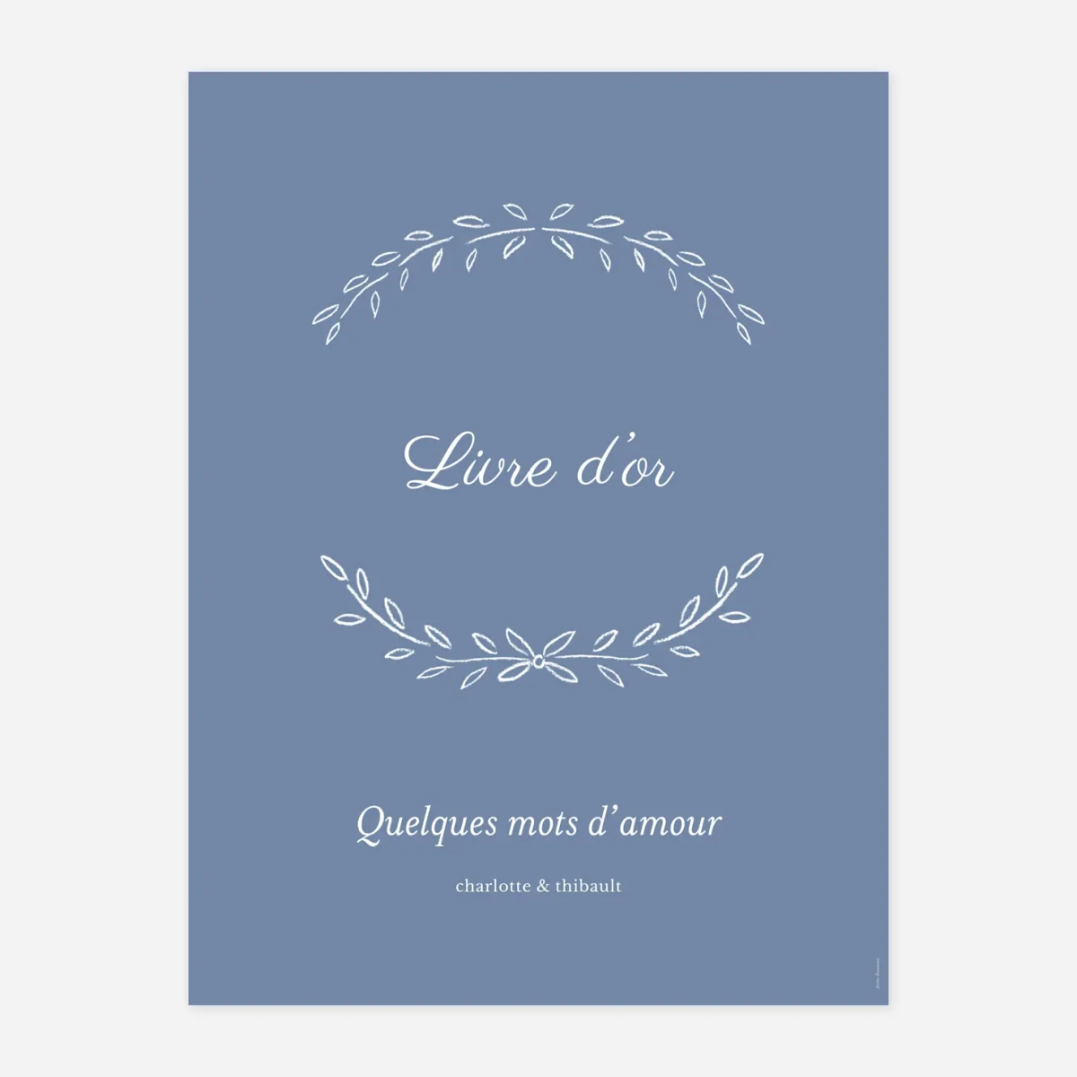 Panneau mariage Poème