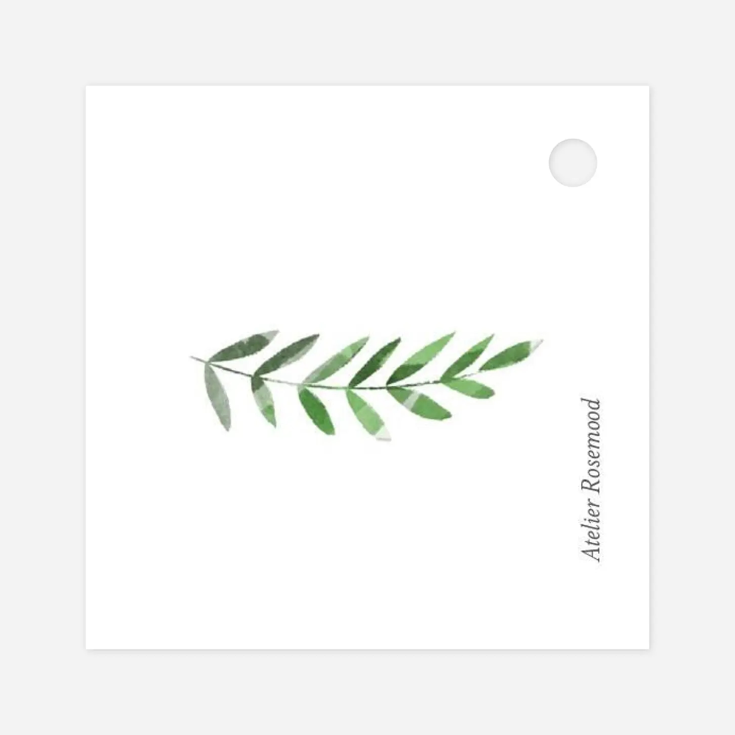 Etiquette perforée mariage Sous la pergola